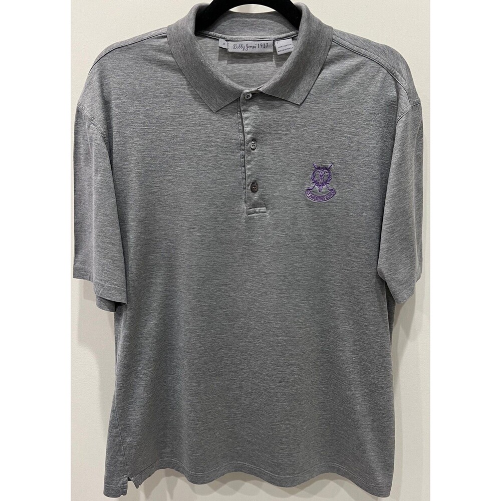 ST ANDREWS LINKS - Bobby Jones 1927 Golf Shirt - Men's Size Medium Made in ITALY